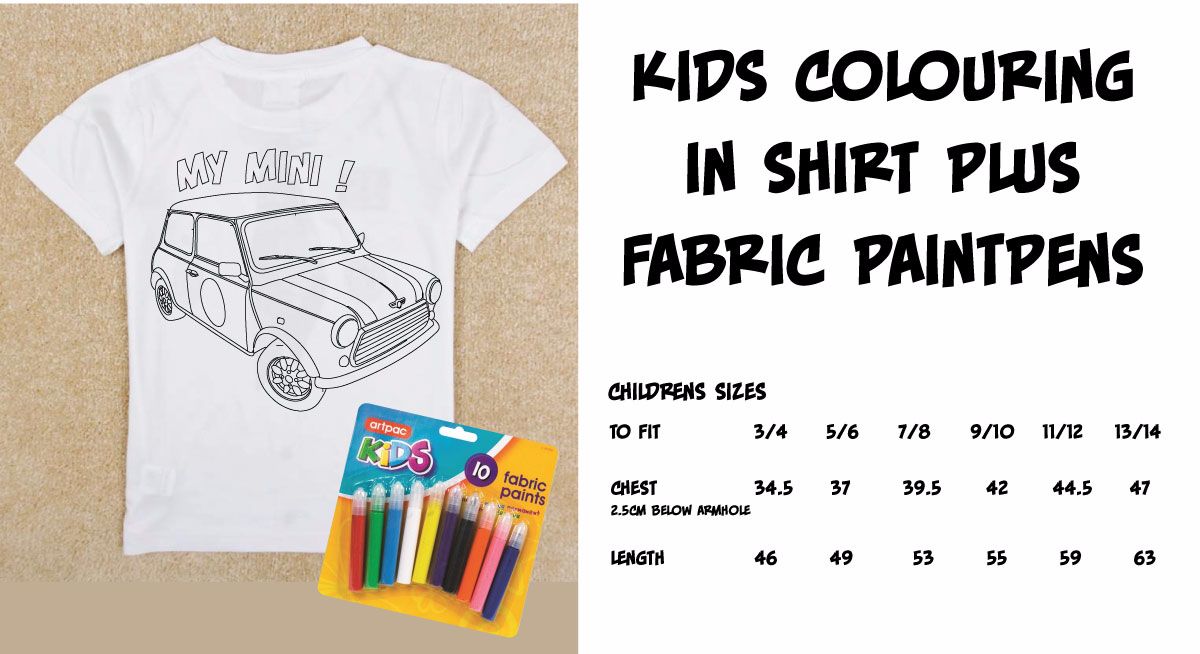 Kid's Colouring-In Shirt