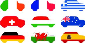 Mini Badges - Countries