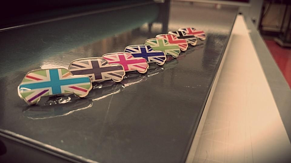 Mini Pin Badge - Custom – StickyFingers Decals & Graphics