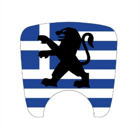 106 S2 Boot Lock Decal - Greek Flag