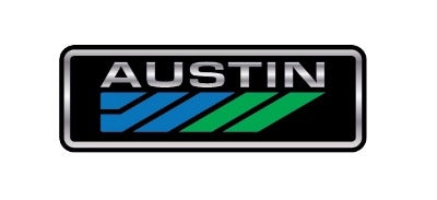 'Austin' Grille Badge - Blue/Green