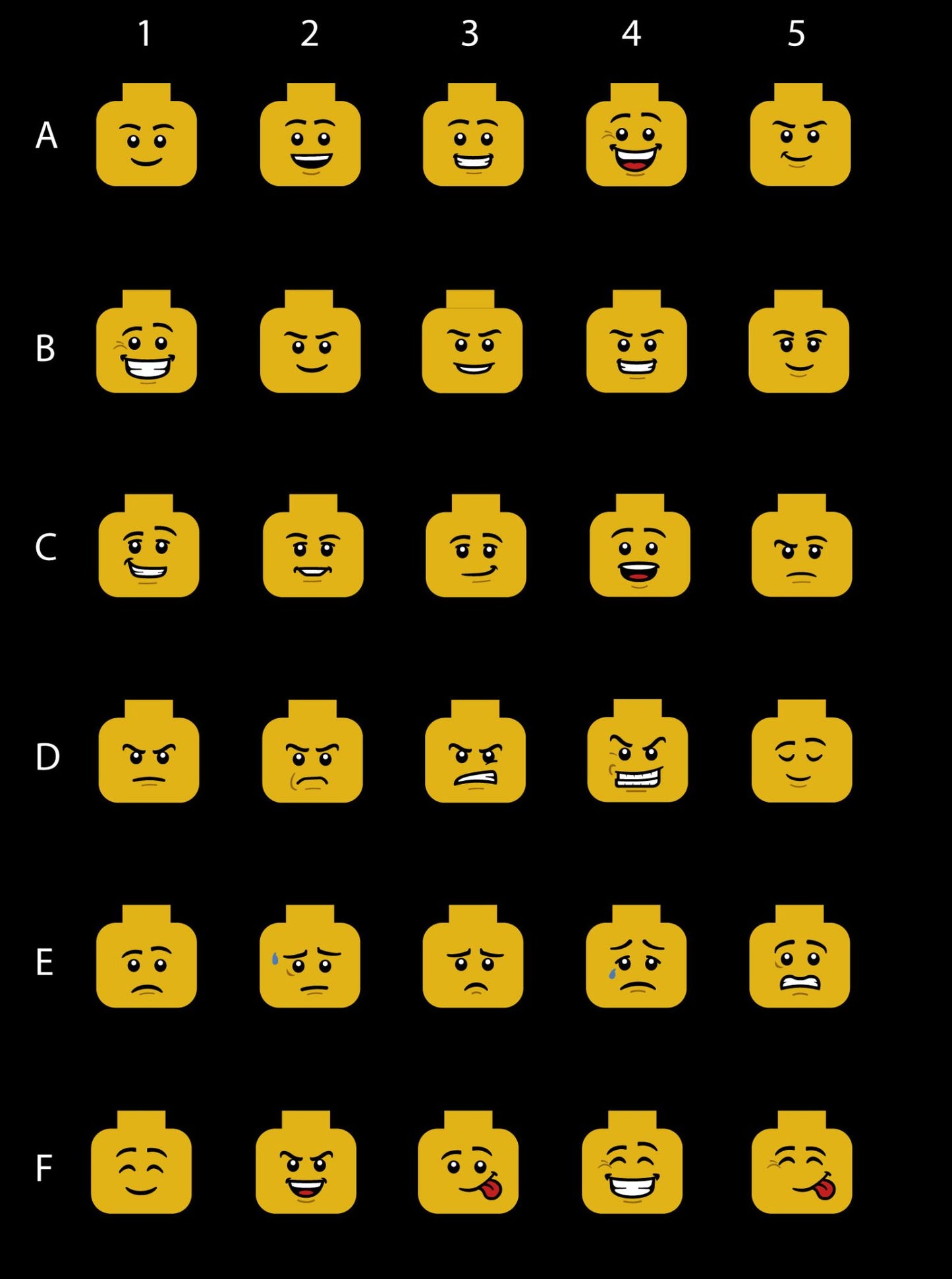 Face Carb Decals