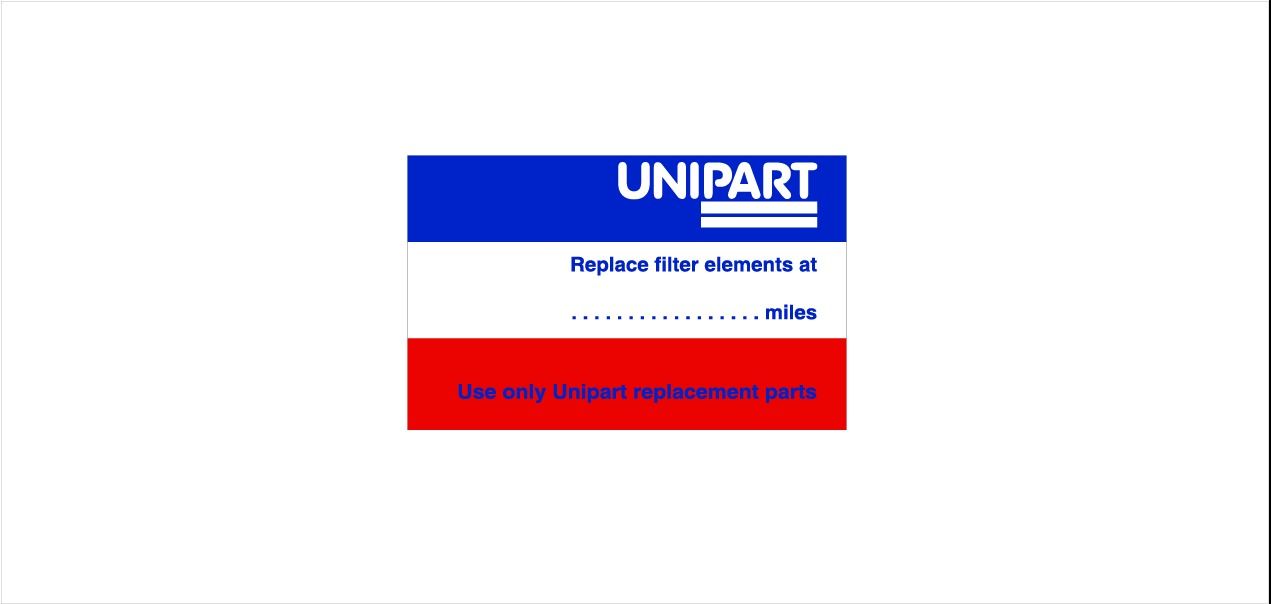 Unipart Air Box Decal